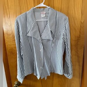 Classic Striped Button-Down Shirt